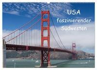 Vorderes Coverbild USA - faszinierender Südwesten / CH-Version (Wandkalender 2025 DIN A2 quer), CALVENDO Monatskalender