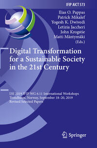 Vorderes Coverbild Digital Transformation for a Sustainable Society in the 21st Century