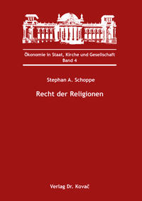 Vorderes Coverbild Recht der Religionen