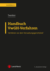 Vorderes Coverbild Handbuch VwGH-Verfahren