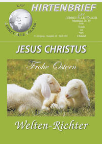 Vorderes Coverbild JESUS CHRISTUS - WELTEN-RICHTER