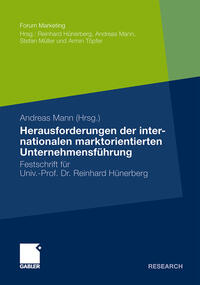 Vorderes Coverbild Herausforderungen der internationalen marktorientierten Unternehmensführung