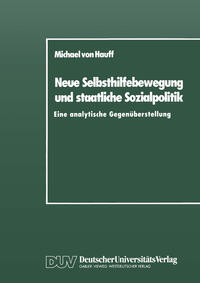 Vorderes Coverbild Neue Selbsthilfebewegung und staatliche Sozialpolitik