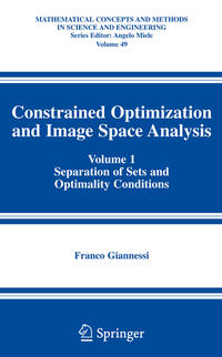 Vorderes Coverbild Constrained Optimization and Image Space Analysis