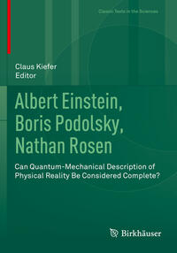 Vorderes Coverbild Albert Einstein, Boris Podolsky, Nathan Rosen