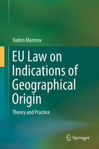 Vorderes Coverbild EU Law on Indications of Geographical Origin