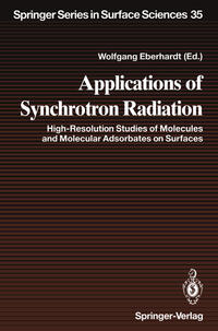 Vorderes Coverbild Applications of Synchrotron Radiation