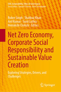 Vorderes Coverbild Net Zero Economy, Corporate Social Responsibility and Sustainable Value Creation