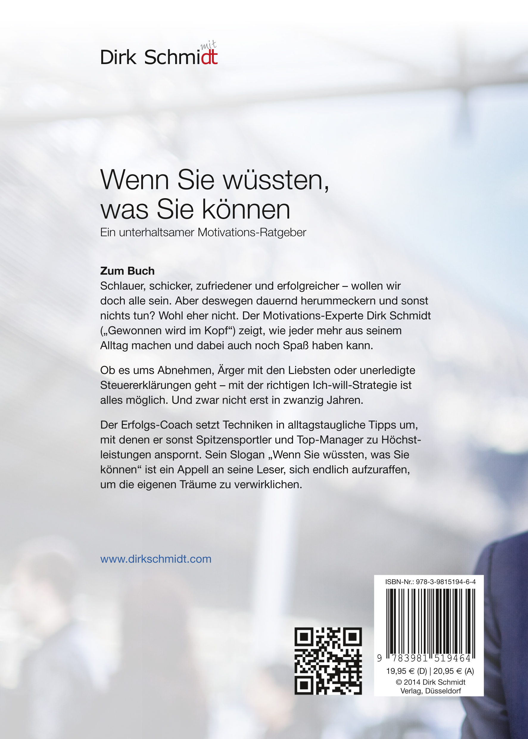 Rückseitencover Wenn Sie wüssten, was Sie können