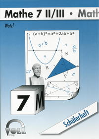 Vorderes Coverbild Mathe 7 II/III