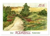 Vorderes Coverbild Der AQUARELL-Kalender (Wandkalender 2026 DIN A3 quer), CALVENDO Monatskalender