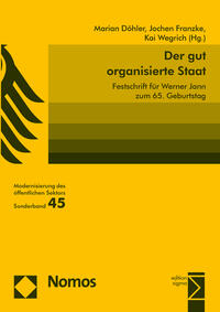 Vorderes Coverbild Der gut organisierte Staat