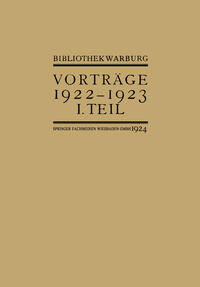 Vorderes Coverbild Vorträge der Bibliothek Warburg