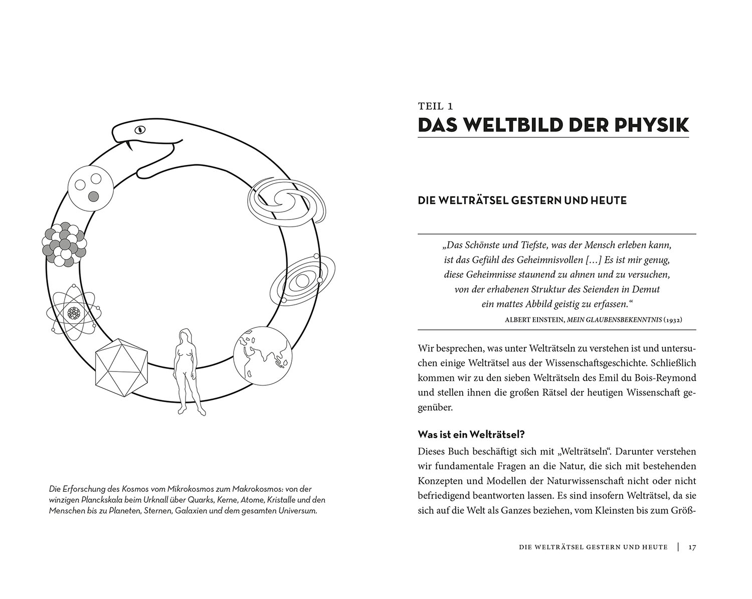 Beispielinhalt (Bild) Das rätselhafte Universum