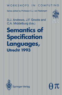 Vorderes Coverbild Semantics of Specification Languages (SoSL)