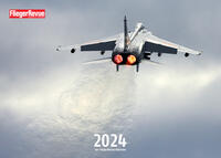 Vorderes Coverbild FliegerRevue Kalender 2024