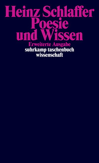 Vorderes Coverbild Poesie und Wissen