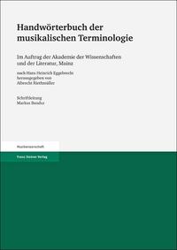 Vorderes Coverbild Handwörterbuch der musikalischen Terminologie