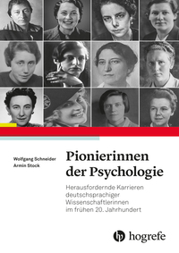 Vorderes Coverbild Pionierinnen der Psychologie