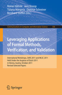 Vorderes Coverbild Leveraging Applications of Formal Methods, Verification, and Validation