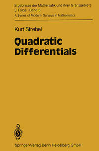 Vorderes Coverbild Quadratic Differentials