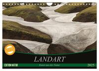 Vorderes Coverbild Landart - Kunst aus der Natur (Wandkalender 2025 DIN A4 quer), CALVENDO Monatskalender