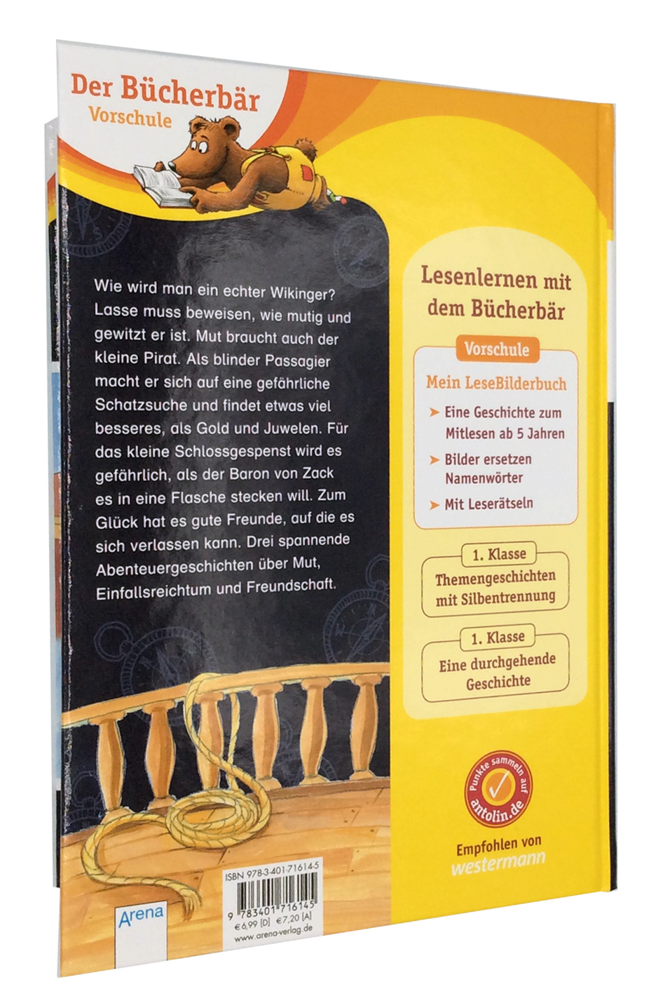 Rückseitencover Die abenteuerlichsten Erstlesegeschichten