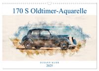 Vorderes Coverbild 170 S Oldtimer-Aquarelle (Wandkalender 2025 DIN A3 quer), CALVENDO Monatskalender