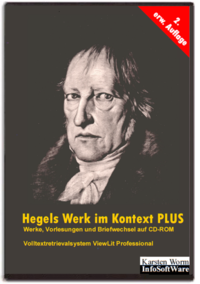 Vorderes Coverbild Hegels Werk im Kontext PLUS
