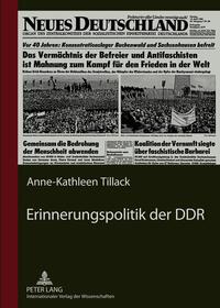 Vorderes Coverbild Erinnerungspolitik der DDR