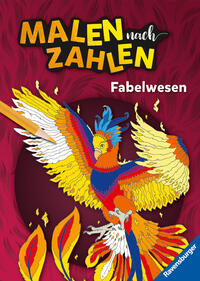 Vorderes Coverbild Malen nach Zahlen - Fabelwesen