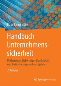 Vorderes Coverbild Handbuch Unternehmenssicherheit