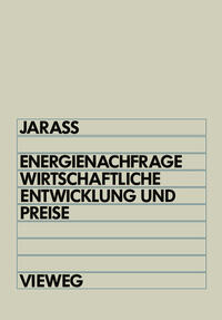 Vorderes Coverbild Energienachfrage, wirtschaftliche Entwicklung und Preise