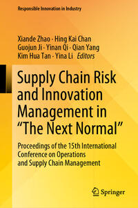 Vorderes Coverbild Supply Chain Risk and Innovation Management in “The Next Normal”