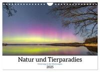 Vorderes Coverbild Natur und Tierparadies (Wandkalender 2025 DIN A4 quer), CALVENDO Monatskalender