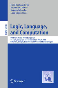 Vorderes Coverbild Logic, Language, and Computation