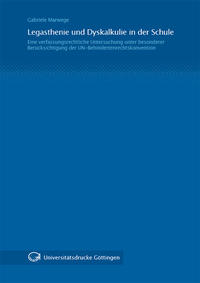 Vorderes Coverbild Legasthenie und Dyskalkulie in der Schule