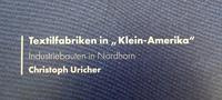 Vorderes Coverbild Textilfabriken in Klein-Amerika