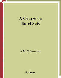 Vorderes Coverbild A Course on Borel Sets