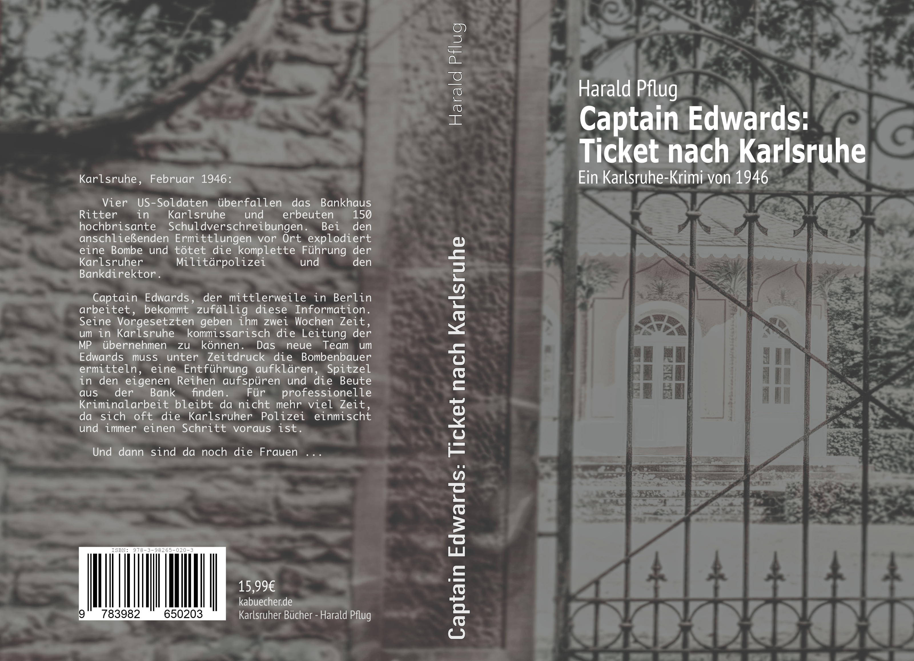 Gesamtes Coverbild Captain Edwards / Captain Edwards: Ticket nach Karlsruhe