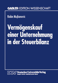 Vorderes Coverbild Vermögenskauf einer Unternehmung in der Steuerbilanz