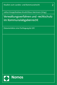 Vorderes Coverbild Verwaltungsverfahren und -rechtschutz im Kommunalabgabenrecht