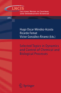 Vorderes Coverbild Selected Topics in Dynamics and Control of Chemical and Biological Processes