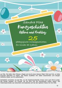 Vorderes Coverbild KitaFix-Kurzgeschichten Ostern und Frühling