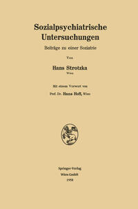 Vorderes Coverbild Sozialpsychiatrische Untersuchungen