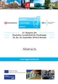 Vorderes Coverbild 47. Kongress der Deutschen Gesellschaft für Psychologie