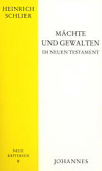 Vorderes Coverbild Mächte und Gewalten im Neuen Testament