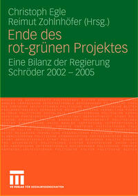 Vorderes Coverbild Ende des rot-grünen Projekts