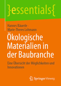 Vorderes Coverbild Ökologische Materialien in der Baubranche