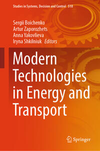 Vorderes Coverbild Modern Technologies in Energy and Transport